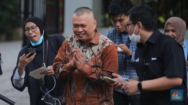 Komisaris PLN Dudy Purwagandhi. (CNBC Indonesia/Faisal Rahman)