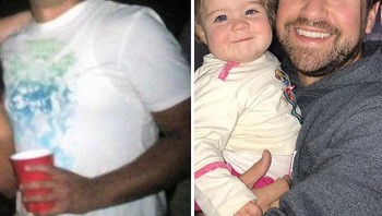 Foto sebelum dan sesudah punya anak perempuan. Foto: Boredpanda