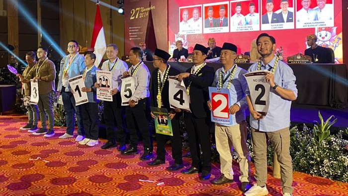 Hasil Rapat Pleno Pengundian Nomor Urut Pilkada Cimahi dan KBB