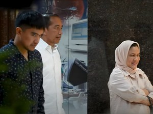 Momen Jokowi Jenguk Anak Kaesang-Erina