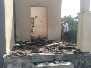 Kebakaran Rumah di Nusa Penida, Uang Rp 40 Juta-Perhiasan Emas Hangus