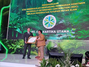 KLHK Beri Penghargaan Perusahaan Adik Prabowo Atas Tutupan Hutan Alam