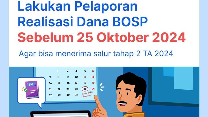 Lakukan tahapan ini agar dana BOSP bisa disalurkan ke sekolah.