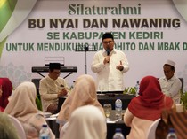 Punya Empati ke Santri, Mas Dhito Raih Dukungan Nyai Bad di Pilbup Kediri
