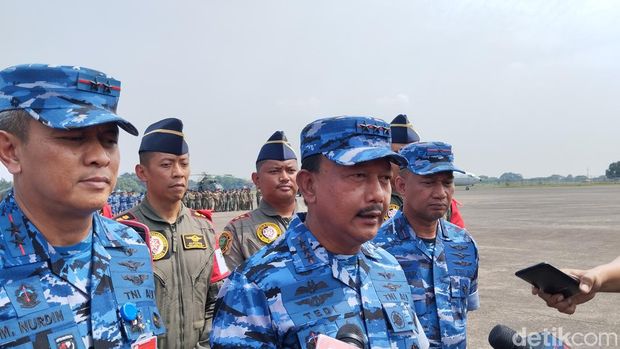Panglima Komando Operasi Udara Nasional (Pangkoopsudnas) Marsdya Tedi Rizalihadi (Fawdi/detikcom)