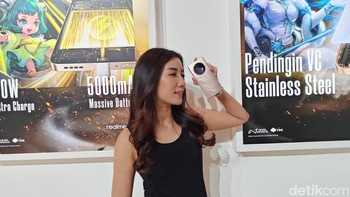 Untuk kamera Realme 13+ 5G serupa dengan Realme 13 5G, yakni 50 MP di bagian belakang dan 16 MP di depannya.Foto: (Panji Saputro/detikINET).