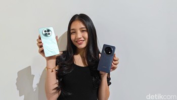 Kamera Realme 13 5G ialah 50 MP di bagian belakang dan 16 MP untuk depannya. Foto: (Panji Saputro/detikINET).