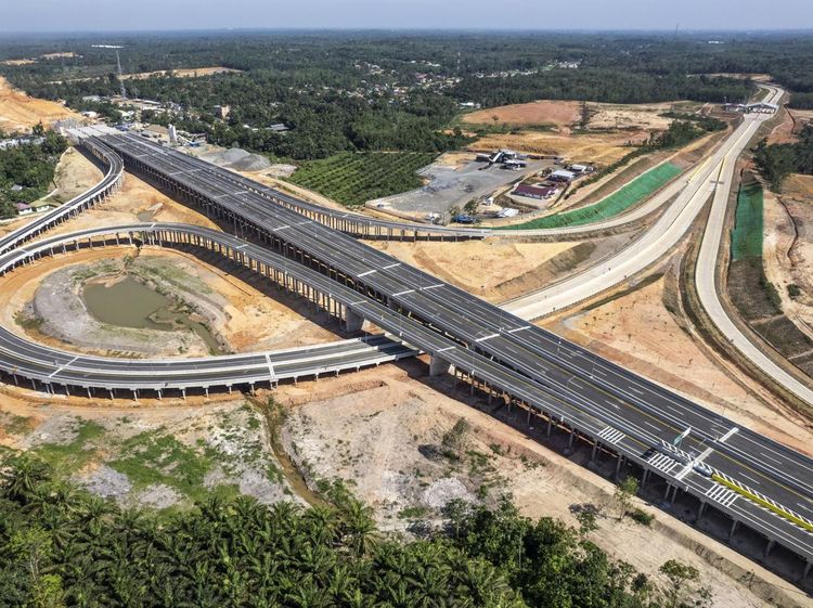Potret Jalan Tol Trans Sumatera Ruas Baleno Resmi Beroperasi
