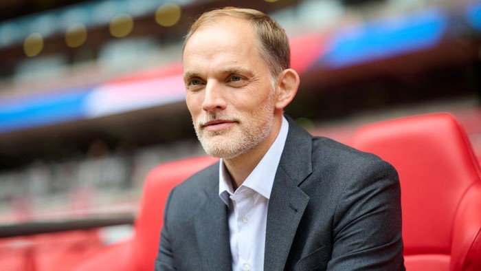 LONDON, ENGLAND - OCTOBER 16: Thomas Tuchel poses for a photo as he is announced as the new England manager at Wembley Stadium on October 16, 2024 in London, England. (Photo by Michael Regan - The FA/The FA via Getty Images)