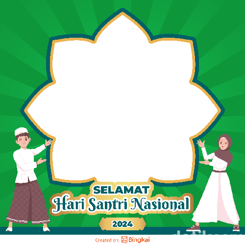Twibbon Hari Santri Nasional 2024