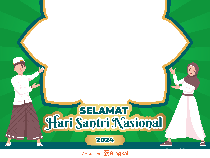 10 Twibbon Hari Santri 2024 dengan Caption Menarik, Siap Pakai!