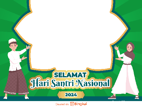 Twibbon Hari Santri Nasional 2024
