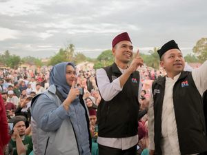 Tabligh Akbar di Bengkalis Dumai, UAS Ajak Dukung Abdul Wahid-SF Hariyanto