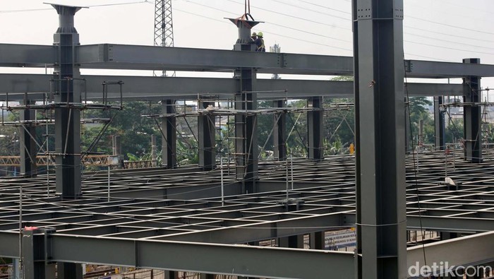 Stasiun Tanah Abang, Jakarta, tengah diperluas. Begini progresnya.