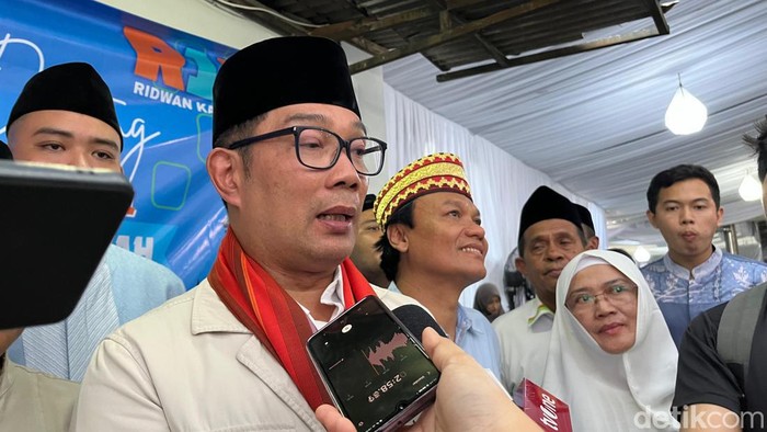 Calon gubernur Jakarta nomor urut 1 Ridwan Kamil (RK). (Rumondang/detikcom)