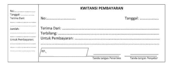 Contoh Kwitansi Pembayaran