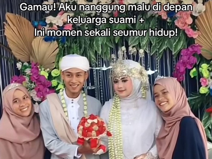 Curhat pengantin wanita yang salah pilih vendor untuk acara pernikahannya. Postingan tersebut langsung viral di TikTok.