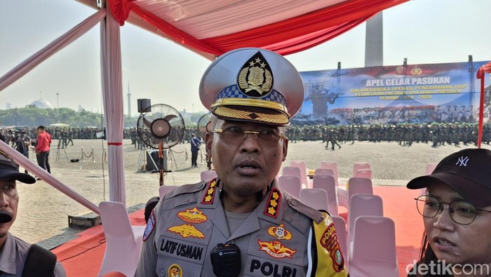 Dirlantas Polda Metro Jaya Kombes Latif Usman (Taufiq S/detikcom)