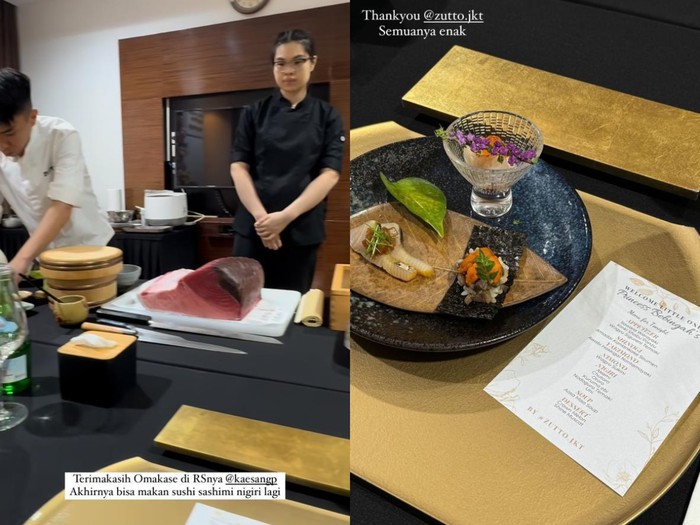 Erina Gudono Pamer Makan Omakase Mewah di RS, Segini Harganya!