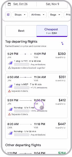 Fitur baru Google Flights