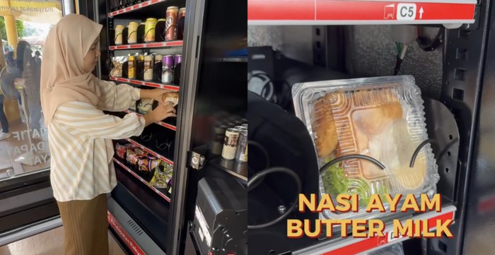 Jualan Nasi Kotak di Vending Machine, Wanita Ini Bisa Raup Rp 75 Juta Sebulan!