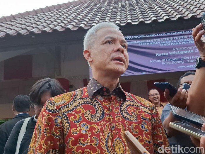 Ketua DPP PDIP Ganjar Pranowo (Kurniawan Fadilah/detikcom)