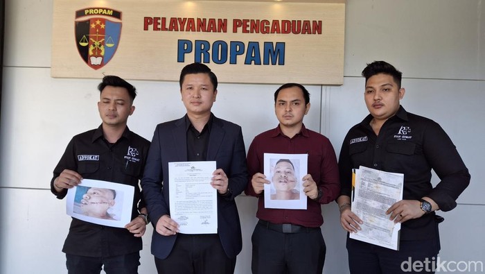 Kuasa Hukum korban penganiayaan melaporkan terhadap Kapolsek Talang Kelapa ke Propam Polda Sumsel.