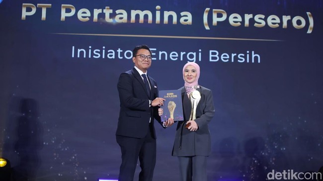 Olah Tebu-Minyak Jelantah, Pertamina Dinobatkan Inisiator Energi Bersih