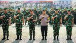 Potret Panglima TNI-Kapolri Pimpin Apel Pengamanan Pelantikan Presiden