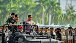 Potret Panglima TNI-Kapolri Pimpin Apel Pengamanan Pelantikan Presiden