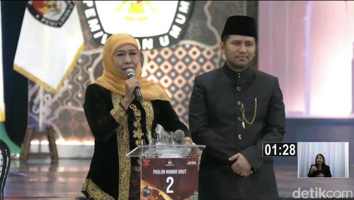 Paslon Luluk-Lukmanul Khakim dan Khofifah-Emil