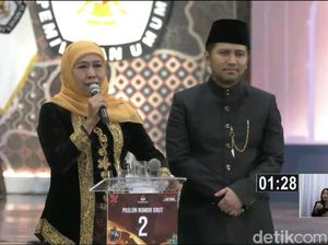 Tutup Debat Perdana, Khofifah-Emil Ajak Masyarakat Optimistis dan Yakin