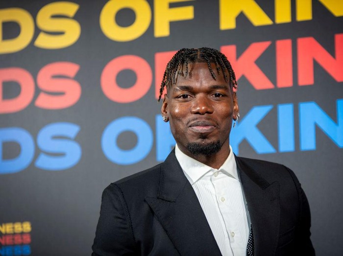 French footballer Paul Pogba attends at photocall of the film Kinds of Kindness at Cinema Anteo. Milan (Italy), May 31th, 2024 (Photo by Pamela Rovaris/Archivio Pamela Rovaris/Mondadori Portfolio via Getty Images)