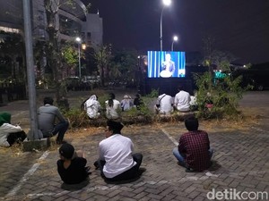 Lokasi Nobar Debat Pilgub Jatim Luluk-Lukmanul Sepi Pendukung