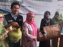ZISWAF CTARSA dan Muslimat NU Salurkan Bantuan untuk Korban Kebakaran Manggarai