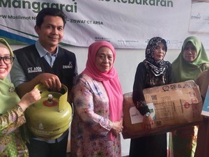 ZISWAF CTARSA dan Muslimat NU Salurkan Bantuan untuk Korban Kebakaran Manggarai