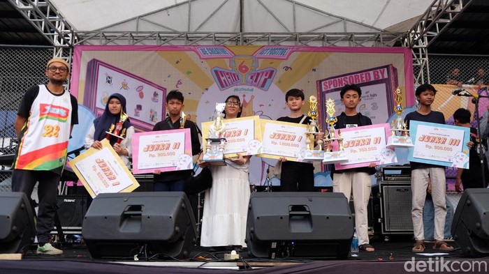 Ajang lomba HelloCup Vol 6 HelloMotion High School selesai digelar.  (Taufiq/detikcom).