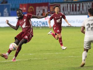 Striker PSM Tito Okello Akhirnya Cetak Gol Perdana Usai Mandul 6 Laga Liga 1