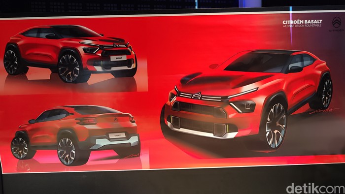Mockup Citroen Basalt di Paris, Perancis.