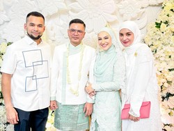 Gaya Irish Bella Dinikahi Pengusaha Haldy Sabri, Bergaun Pengantin Hijau Tosca