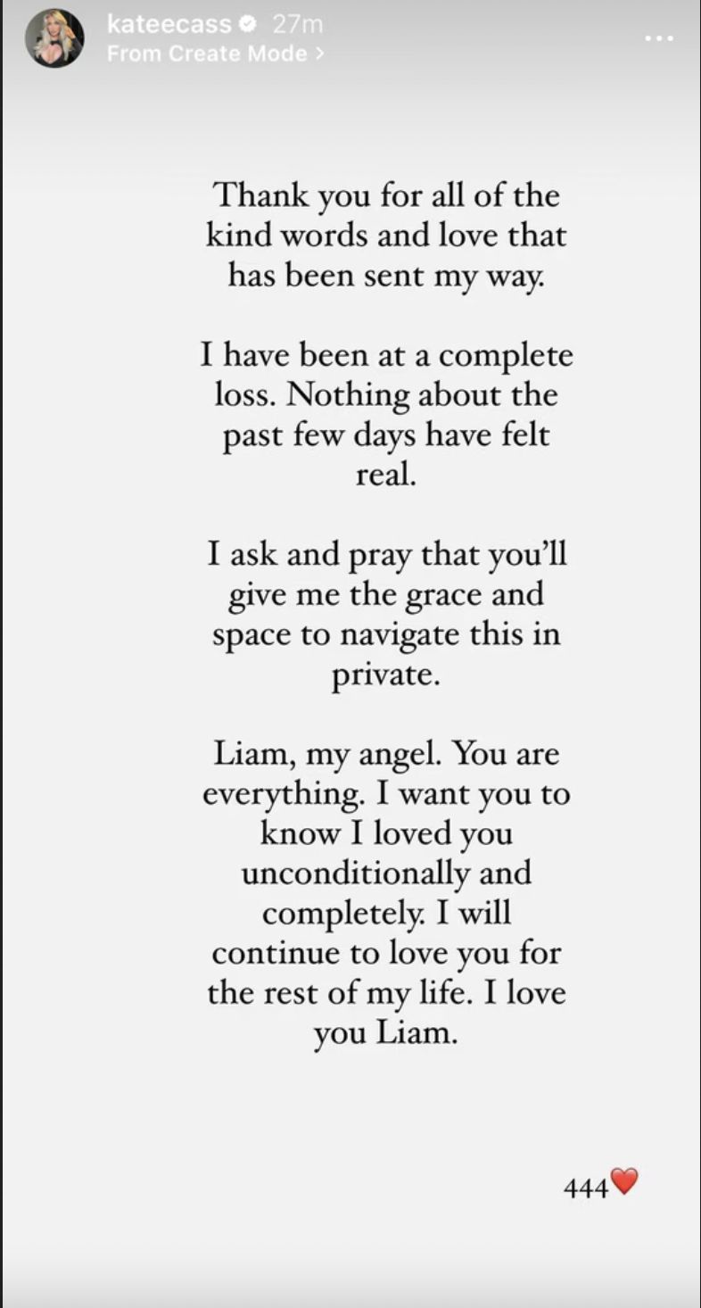 Unggahan Kate Cassidy soal kematian Liam Payne.