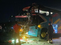 Tabrakan Maut Bus Vs Bus di Sumbawa, 1 Polisi Tewas