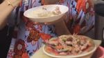 Keseruan Bunga Zainal Makan Nasi Rames hingga Ngemil Pizza