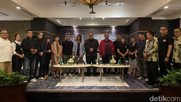 Konferensi pers The Papandayan Jazz Festival 2024 di Hotel Papandayan, Kota Bandung. Jumat (18/10/2024).