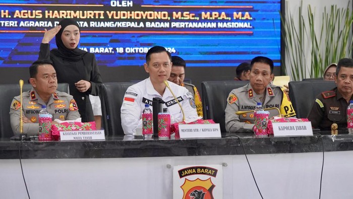 Menteri ATR/BPN Agus Harimurti Yudhoyono