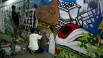 Mural Anak Muda Solo Siap Sambut Kepulangan Jokowi