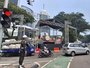 Video: Pesta Rakyat di Patung Kuda Selesai, Jalan Merdeka Selatan Kembali Dibuka
