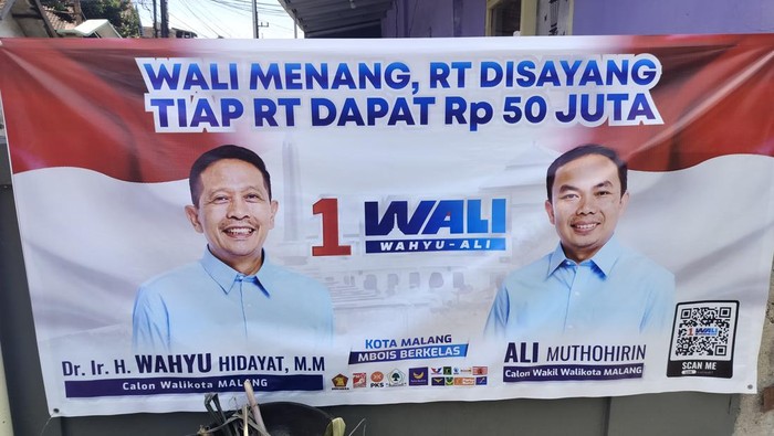 Pasangan Cawalkot-Cawawalkot Malang Wahyu-Ali