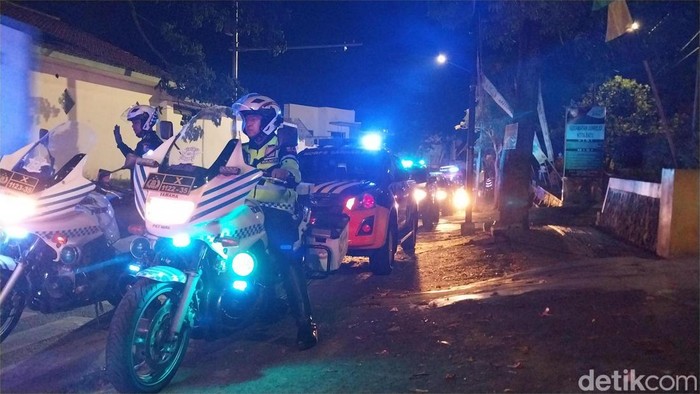 Patroli skala besar Polres Kota Batu.