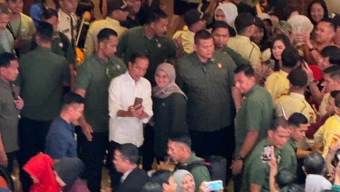 Presiden Jokowi di Grand Indonesia